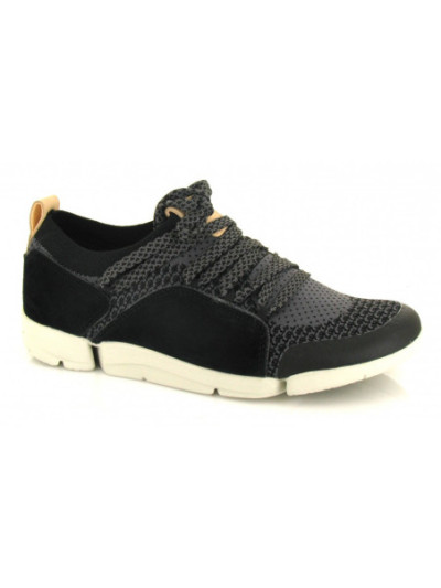 Clarks, tri amelia, blucher negro de mujer