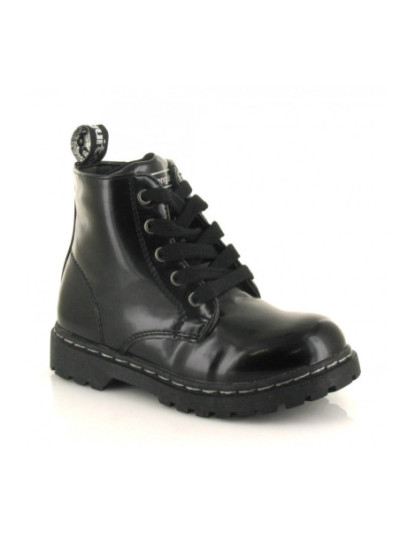 Conguitos, 29805, botin blucher-cremallera negra de niña