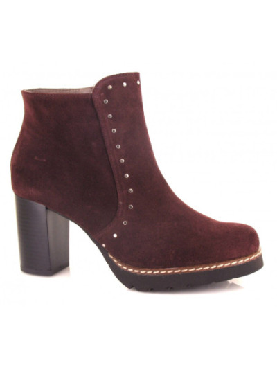 Giko, 94159, botin burdeos de mujer