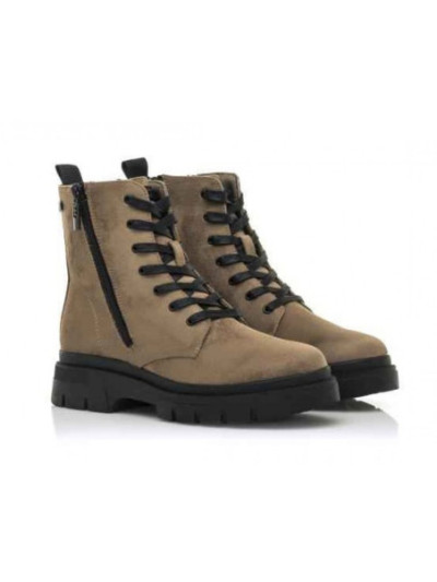 Mtng, 51940, bota blucher taupe de mujer