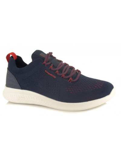 Kangaroos, k301 4, deportivo blucher marino-rojo de hombre