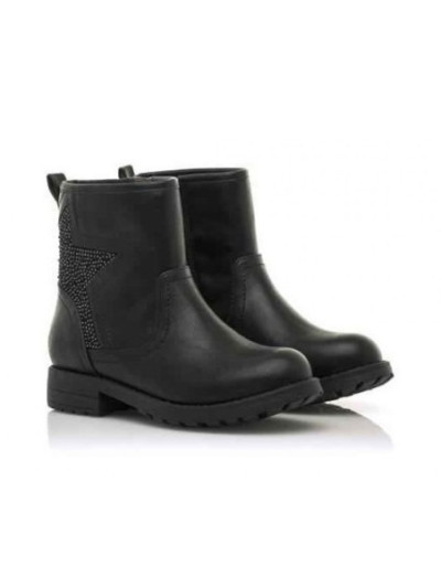 Mustang kids, 48378, botin negro de niña