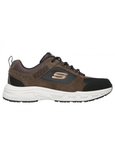 Skechers, 51893 chbk, deportivo blucher marron-negro de hombre